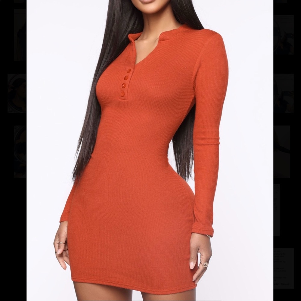 🌸BNWT Rust dress